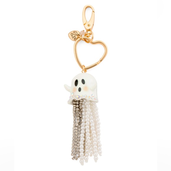 New Betsey Johnson Ghost key Fob